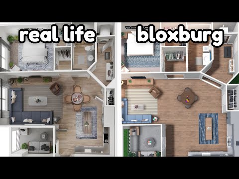 Recreating a REAL LIFE FLOOR PLAN in Bloxburg!