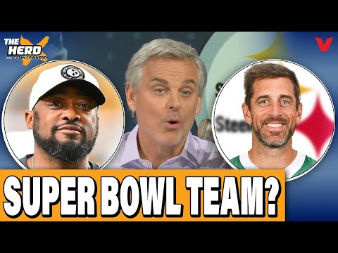 Colin Cowherd LAUGHS at Steelers Super Bowl bets after Aaron Rodgers rumors | THE HERD NFL