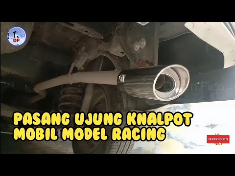 Calya Pasang Ujung Knalpot Mobil Model Racing