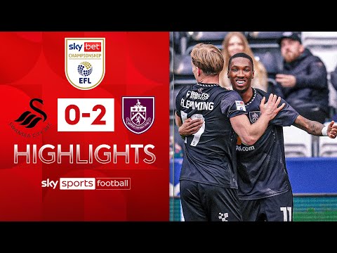 Clarets stretch unbeaten run to 25 games! 💨 | Swansea 0-2 Burnley | EFL Highlights