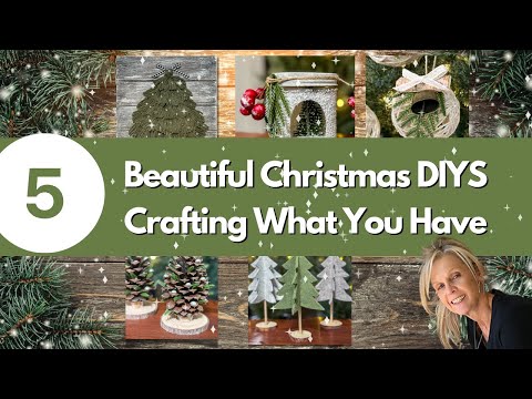 Create 5 Stunning Christmas Diys With Items You Probably Already Own!