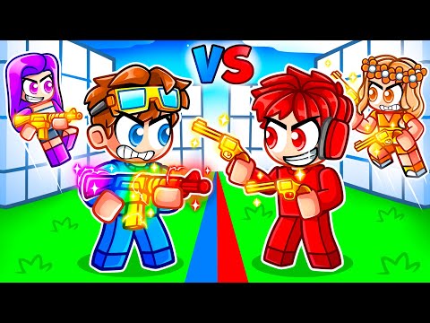 Nico & Zoey vs Cash & Mia (Roblox Rivals)