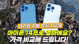 아이폰14 프로 가격 어디가 싸요? 대리점 카페 성지 자급제 가격비교✅ (ft. 아이폰 싸게 사는 법)