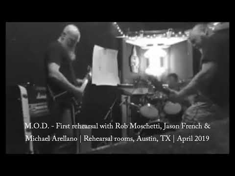 M.O.D. | APRIL 2019 | First rehearsals with Rob, Jason & Michael