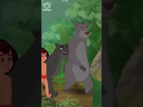 The Jungle Book - Mowgli's Adventure - Animated Cartoons For Kids - English Fairytales - #shorts.