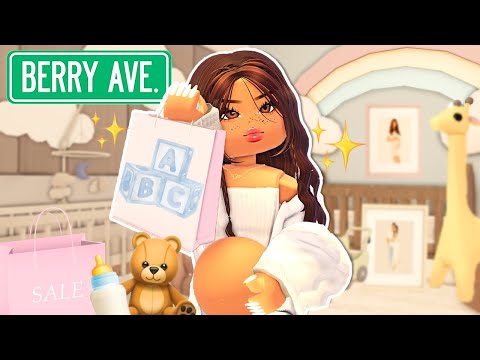 HUGE NURSERY SHOPPING MAKEOVER FOR BABY COMING SOON *VOICED* BERRY AVENUE