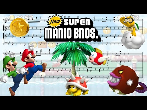 New Super Mario Bros. - Beach Theme (Fun At The Beach) [Piano Recreation]