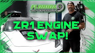 Episode 2 - Removing the 2019 Corvette ZR1 engine for the 416 swap!