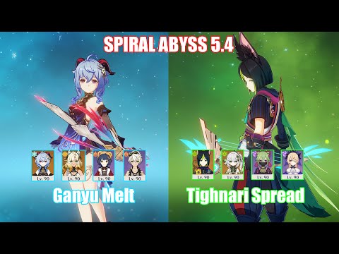 C1 Ganyu Melt & C6 Tighnari Spread | Spiral Abyss 5.4 | Genshin Impact