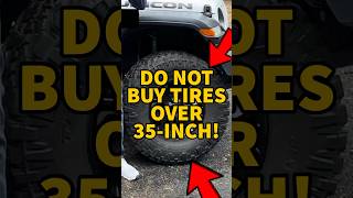 3 reasons why 35-inch tires are perfect for your overland rig.✔️