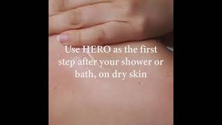 Body Skin Care: How to use Karmameju HERO on your body