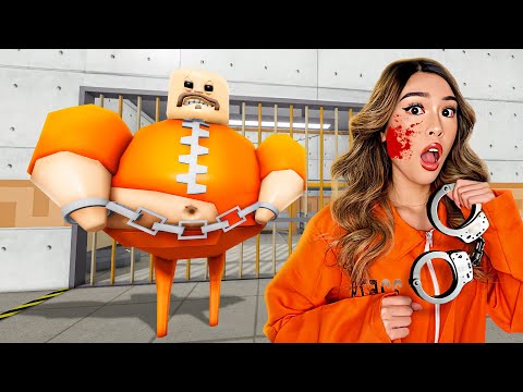 KAT ESCAPES BARRY'S PRISONER PRISON RUN ON ROBLOX (OBBY)