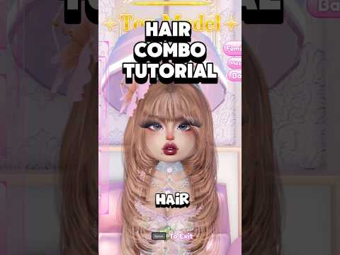 More hair tutorials! #dresstoimpress #roblox #shorts