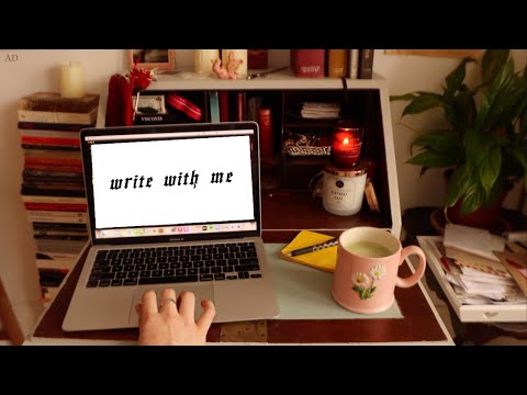 WRITE WITH ME on a rainy autumn day: 1 hour writing sprint