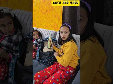 Mini Vlog 443 - Aayu ki PEN Kho Gayi # Part 2😔😒 #aayuandvanu #shorts #youtubeshorts #minivlog