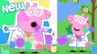 Peppa Pig Tales 🌈 BIG Paint Powder Party! 🎨 BRAND NEW Peppa Pig Episodes