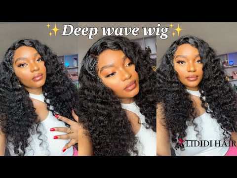 This wig transformed me into a diva😍❤️| Best deep wave wig everrrr ft Alididi hair