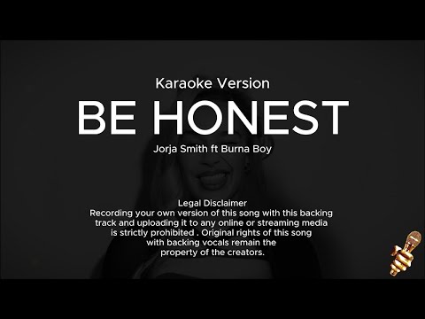 Jorja Smith - Be Honest (Karaoke Version) feat. Burna Boy