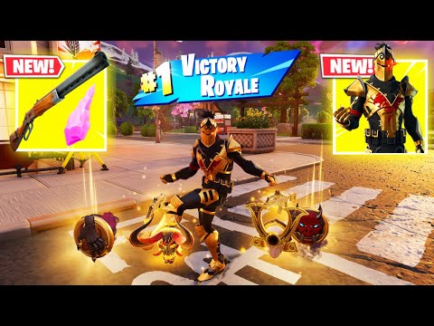 GOLDEN CONQUEROR vs 3 NEW MEDALLIONS & MYTHIC’S CHALLENGE (Fortnite Chapter 6)