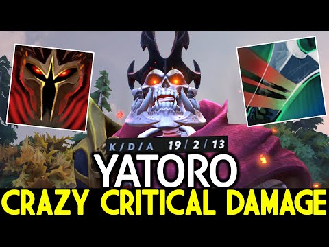 YATORO [Wraith King] One Blade Crit Kill Crazy Critical Damage Dota 2