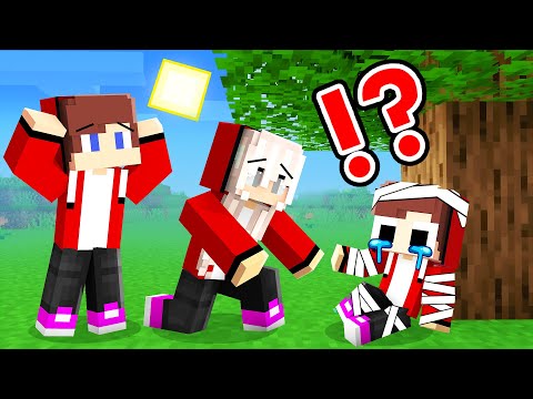 Maizen Family Helps a Baby JJ Broke his LEG and HURT in Minecraft Challenge - Maizen