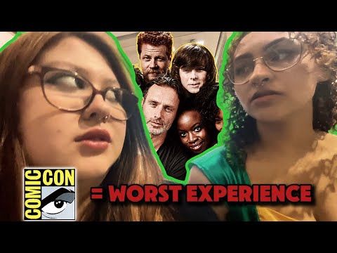 WE HAD THE WORST EXPERIENCE AT COMIC CON + MET THE WALKING DEAD CAST!