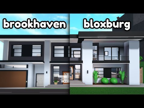 Recreating a BROOKHAVEN house in Bloxburg!