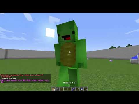 How JJ and Mikey Survive 100 Days at Attack SLANDER MAN in Minecraft!   Maizen