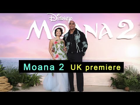 Rendezvous at the UK Premiere 'Moana 2'