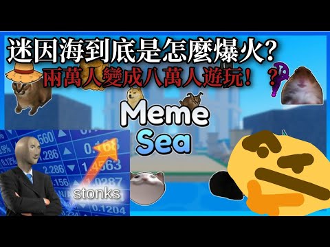 【meme sea】一個充滿迷因的blox fruit類型遊戲到底是怎麼爆火的？ +新手指南教學 #roblox #memes #memesea #迷因