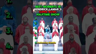 Best Moments From Kendrick Lamar’s Super Bowl Halftime Show #kendricklamar #nfl #Super Bowl