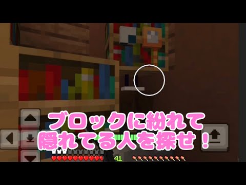 ブロックに変身できるかくれんぼ【マインクラフト】