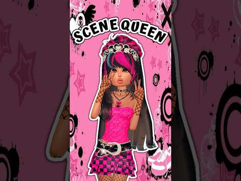 SCENE QUEEN In Dress To Impress! 🎀💗 #dresstoimpress #roblox