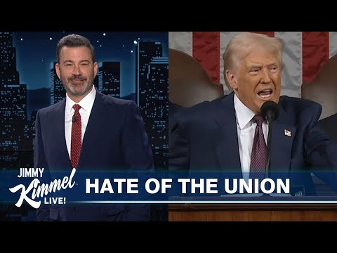 Jimmy Kimmel Reacts to Donald Trump’s Address to Congress