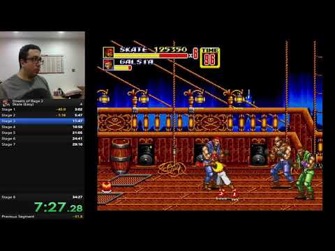 Streets of Rage 2 Speedrun in 31:24 using Skate on Easy mode