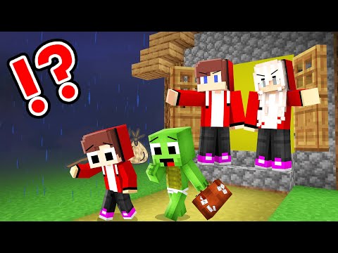 Why Maizen Family KICKED Baby JJ and Mikey from out of HOUSE in Minecraft - Maizen