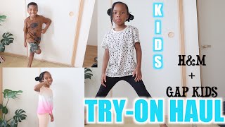 Kids Summer Clothing HAUL H&M KIDS & GAP KIDS 2022 |TRY-ON HAUL