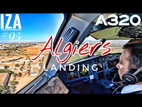 A321 ALG 🇩🇿 Algiers | LANDING 09 | 4K Cockpit View | ATC & Crew Communications [RE UPLOAD]