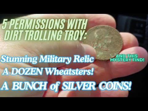 Teaser Clip St Pete Troy VINTAGE Military RELIC, a BUNCH of SILVERS & oodles of Wheaties + a RING!