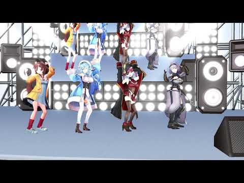 【MMDホロライブ】 ラミィズバリバリワークアウト【やかまし娘】