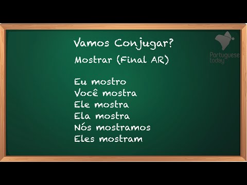 Let´s Conjugate: To Show (Mostrar) in Portuguese