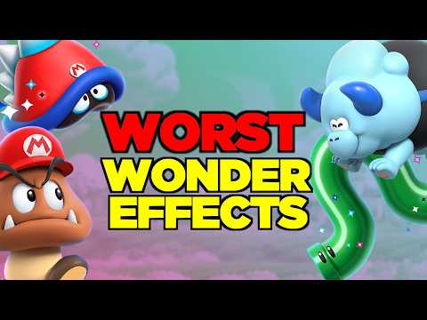 Top 10 WORST WONDER EFFECTS in Super Mario Wonder