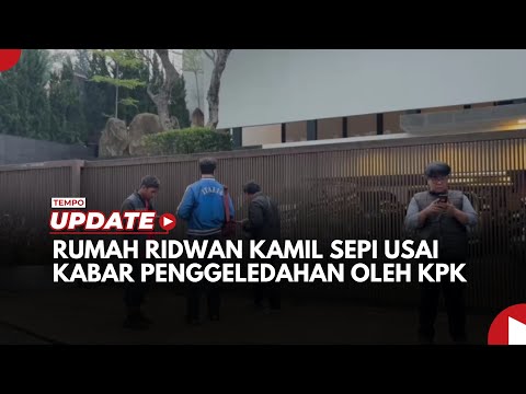 Rumah Ridwan Kamil Sepi Usai Kabar Penggeledahan oleh KPK