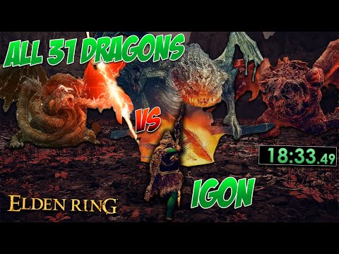 How fast can IGON slay EVERY Dragon in ELDEN RING!?