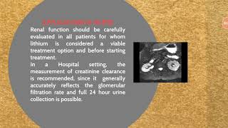 LITHIUM INDUCED NEPHROPATHY