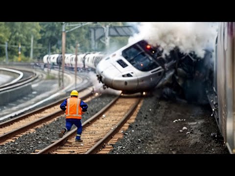 Biggest Train Collisions and Mistakes Caught On Camera !