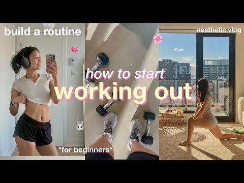 how to *actually* start working out (from a lazy girl) ✨👟 tips, mindset motivation, aesthetic vlog