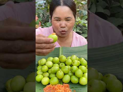 Crunchy Jujube Fruit #siscookingtv #fruit #jujubefruit #eating