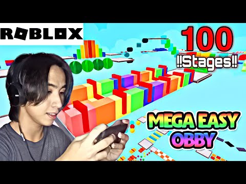 Mega Easy Obby ROBLOX │100 Stages  │ Obby Roblox │ Mega Easy Obby Gameplay