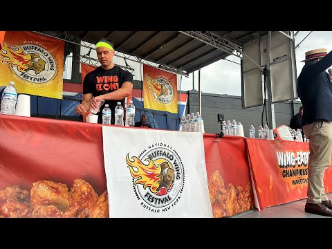 BUFFALO WING EATING CONTEST OF THE WORLD 2024 (Professional Eaters)